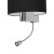 Kinkiet CASINO BLACK/CHROME 1xE27 + 1W LED ML6378 Milagro