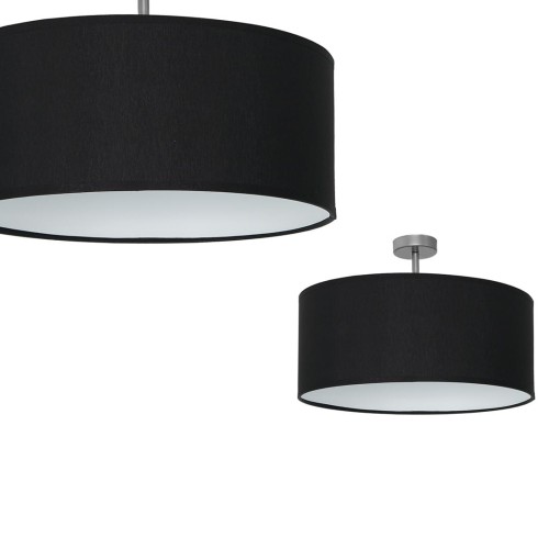 Lampa podsufitowa CASINO BLACK/CHROME 1xE27 ML6379 Milagro