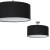 Lampa podsufitowa CASINO BLACK/CHROME 1xE27 ML6379 Milagro