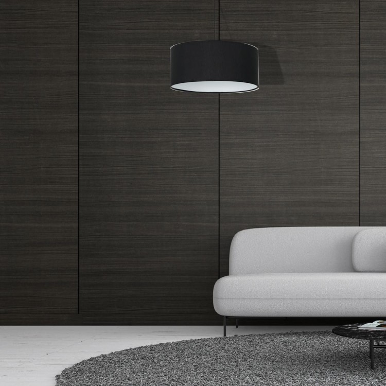 Lampa wisząca CASINO BLACK/CHROME 1xE27 ML63800 Milagro