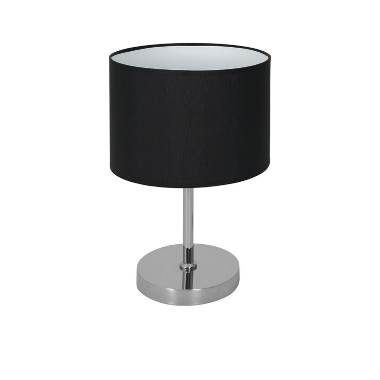 Lampka stołowa CASINO BLACK/CHROME 1xE27 ML6381 Milagro