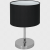 Lampka stołowa CASINO BLACK/CHROME 1xE27 ML6381 Milagro