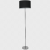 Lampa stojąca CASINO BLACK/CHROME 1xE27 ML6382 Milagro