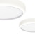 Plafoniera Plafon GEA WHITE 36W LED 390mm ML6393 Milagro z pilotem do salonu sypialni korytarza jadalni oprawa lampa sufitowa nowoczesna oświetleniowa biały biała barwa zmienna zimna neutralna biała dzienna Inspiracje Premium