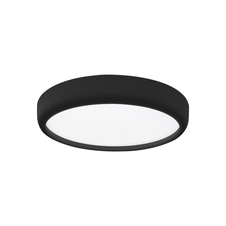 Plafoniera Plafon GEA BLACK 36W LED 390mm ML6394 Milagro z pilotem do salonu sypialni korytarza jadalni oprawa lampa sufitowa nowoczesna oświetleniowa czarny czarna barwa zmienna zimna neutralna biała dzienna Inspiracje Premium