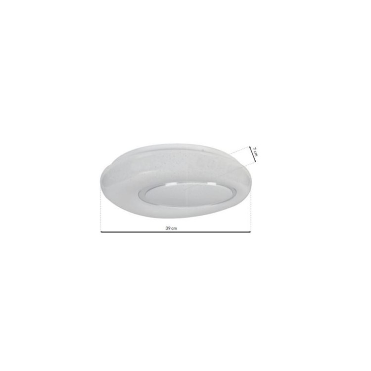 Plafon BONO 36W LED O390 mm ML6398 Milagro