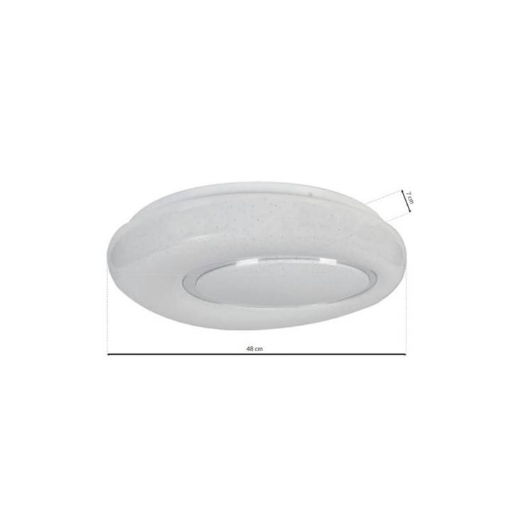 Plafon BONO 52W LED O480 mm ML6399 Milagro