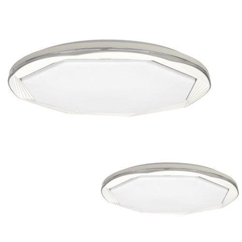 Plafoniera Plafon OPTIMA 52W LED 480mm ML6400 Milagro z pilotem do salonu sypialni korytarza jadalni oprawa lampa sufitowa nowoczesna oświetleniowa biały biała barwa zmienna zimna neutralna biała dzienna Inspiracje Premium
