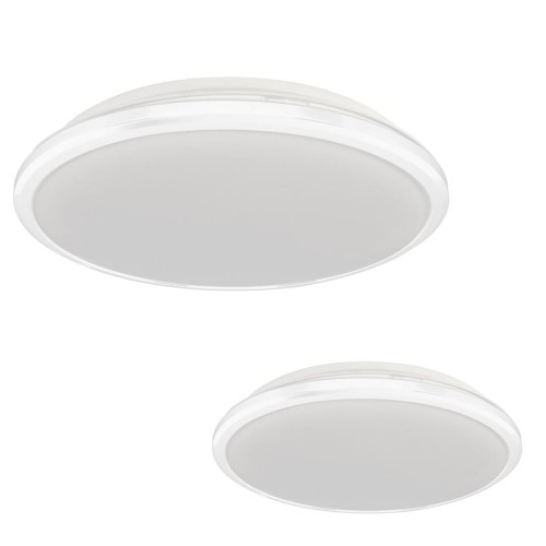 Plafoniera Plafon TERMA WHITE 18W LED IP44 280mm ML6401 Milagro do łazienki salonu sypialni korytarza jadalni oprawa lampa sufitowa nowoczesna oświetleniowa biała biały barwa neutralna biała dzienna Inspiracje Premium