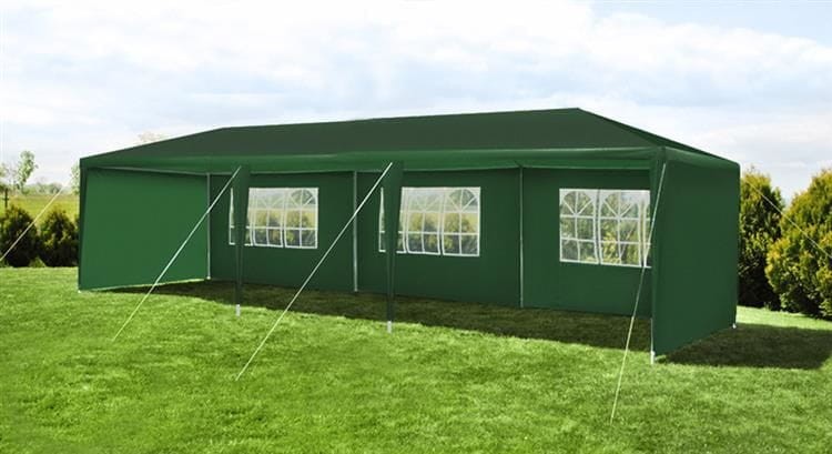 Pawilon namiot Ogrodowy Handlowy 3x9m Zielony P5523 Malatec 3x9 m rozkładany 8 ścianek