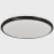 Plafoniera Plafon TERMA BLACK 18W LED IP44 280mm ML6402 Milagro do łazienki salonu sypialni korytarza jadalni oprawa lampa sufitowa nowoczesna oświetleniowa czarna czarny barwa neutralna biała dzienna Inspiracje Premium