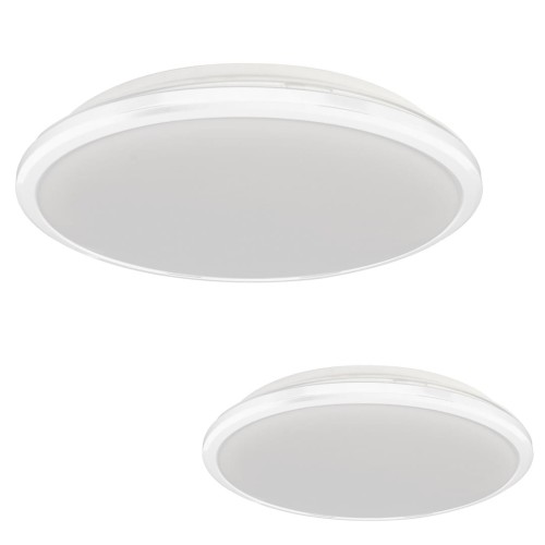 Plafoniera Plafon TERMA WHITE 24W LED IP44 360mm ML6403 Milagro do łazienki salonu sypialni korytarza jadalni oprawa lampa sufitowa nowoczesna oświetleniowa biała biały barwa neutralna biała dzienna Inspiracje Premium
