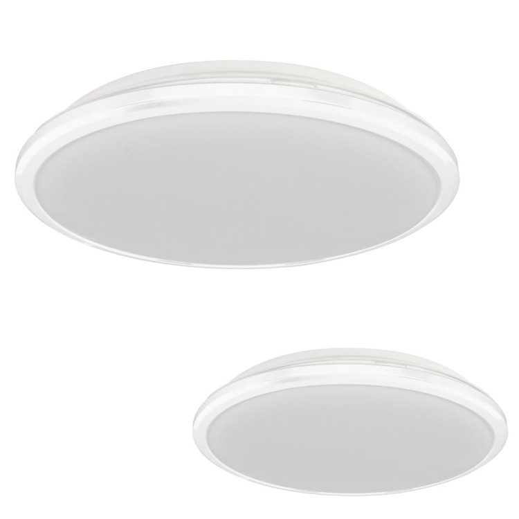 Plafoniera Plafon TERMA WHITE 24W LED IP44 360mm ML6403 Milagro do łazienki salonu sypialni korytarza jadalni oprawa lampa sufitowa nowoczesna oświetleniowa biała biały barwa neutralna biała dzienna Inspiracje Premium