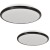 Plafoniera Plafon TERMA BLACK 24W LED IP44 360mm ML6404 Milagro do łazienki salonu sypialni korytarza jadalni oprawa lampa sufitowa nowoczesna oświetleniowa czarna czarny barwa neutralna biała dzienna Inspiracje Premium