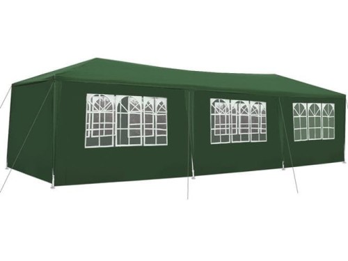 Pawilon namiot Ogrodowy Handlowy 3x9m Zielony P5523 Malatec 3x9 m rozkładany 8 ścianek