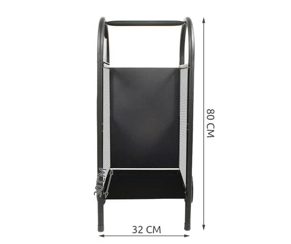 Wózek na drewno kominkowe z przyborami akcesoriami PK002 Kaminer