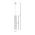 TRACK LIGHT PENDANT TWISTED WHITE 3W LED ML6509 Milagro