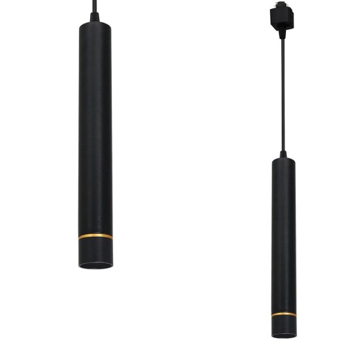 TRACK LIGHT PENDANT BLACK/GOLD 3W LED ML6510 Milagro
