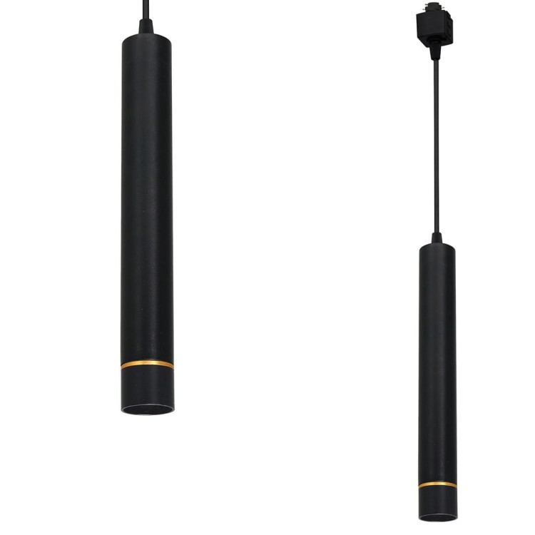 TRACK LIGHT PENDANT BLACK/GOLD 3W LED ML6510 Milagro