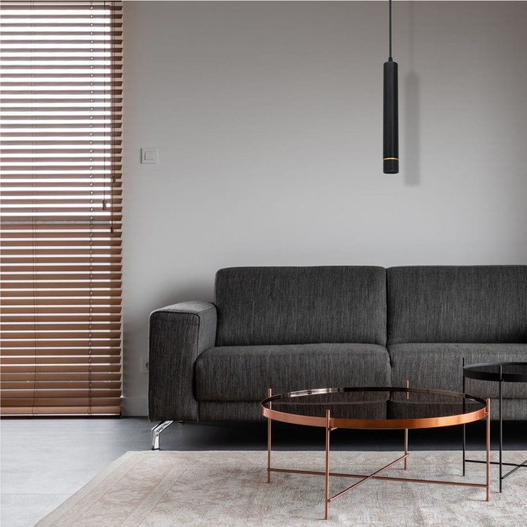 TRACK LIGHT PENDANT BLACK/GOLD 3W LED ML6510 Milagro