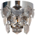 Kinkiet GRACE CHROME 2xE14 ML6934 Milagro