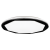 Plafoniera Plafon OPTIMA BLACK 52W LED 480mm ML7053 Milagro z pilotem do salonu sypialni korytarza jadalni oprawa lampa sufitowa nowoczesna oświetleniowa czarny czarna barwa zmienna zimna neutralna biała dzienna Inspiracje Premium