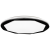 Plafoniera Plafon OPTIMA BLACK 52W LED 480mm ML7053 Milagro z pilotem do salonu sypialni korytarza jadalni oprawa lampa sufitowa nowoczesna oświetleniowa czarny czarna barwa zmienna zimna neutralna biała dzienna Inspiracje Premium