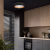 Plafoniera Plafon RONDO BLACK 18W LED ML7070 Milagro do salonu sypialni korytarza jadalni oprawa lampa sufitowa nowoczesna oświetleniowa czarna czarny złota złoty czarno złota barwa neutralna biała dzienna Inspiracje Premium