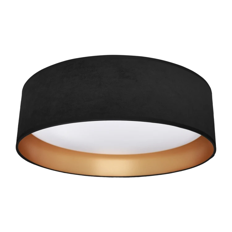 Plafoniera Plafon RONDO BLACK 18W LED ML7070 Milagro do salonu sypialni korytarza jadalni oprawa lampa sufitowa nowoczesna oświetleniowa czarna czarny złota złoty czarno złota barwa neutralna biała dzienna Inspiracje Premium