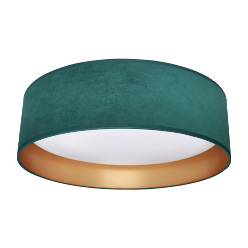 Plafoniera Plafon RONDO GREEN 18W LED ML7071 Milagro do salonu sypialni korytarza jadalni oprawa lampa sufitowa nowoczesna oświetleniowa zielona zielony złota złoty zielono złota barwa neutralna biała dzienna Inspiracje Premium