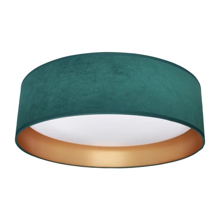 Plafoniera Plafon RONDO GREEN 18W LED ML7071 Milagro do salonu sypialni korytarza jadalni oprawa lampa sufitowa nowoczesna oświetleniowa zielona zielony złota złoty zielono złota barwa neutralna biała dzienna Inspiracje Premium