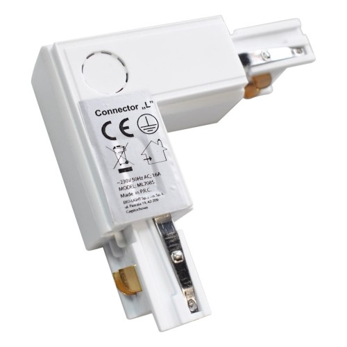 Łącznik Lampy Track Light Biały 3-obwodowy Typ: LD ML7085 Eko-Light na Szynoprzewód 3F do szynoprzewodu