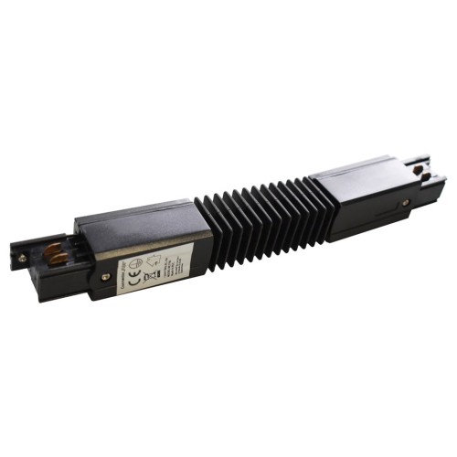 Łącznik Lampy Track Light Czarny 3-obwodowy Typ: Flexi ML7100 Eko-Light na Szynoprzewód 3F do szynoprzewodu
