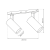 MAGNETIC TRACK 2x10W LED 4000K ML7155 Milagro