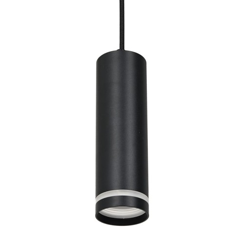 Pipe Ring Track Pendant Light Black 1xGU10 ML7673 Milagro