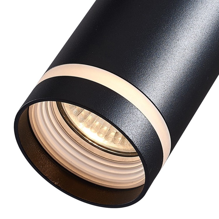 Pipe Ring Track Pendant Light Black 1xGU10 ML7673 Milagro