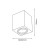 Bima Ring Square Black 1xGU10 ML7685 Eko-Light