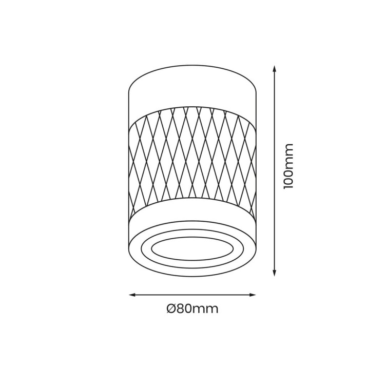 Bima Arte Round White 1xGU10 ML7686 Eko-Light