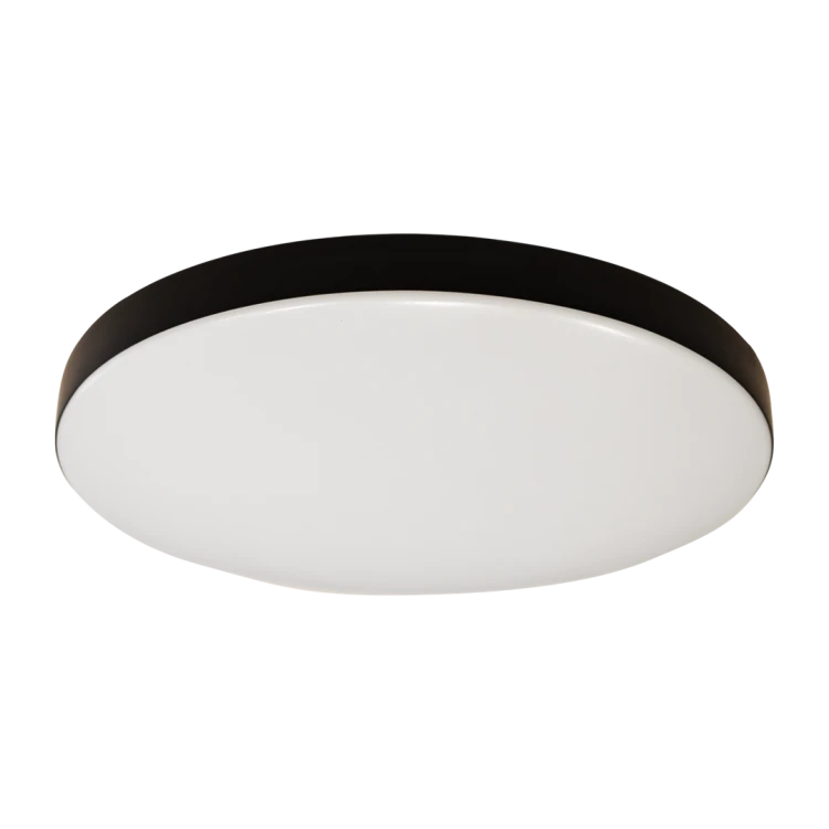 Plafoniera Plafon Łazienkowy MAYA BLACK 15W LED IP44 330mm ML7789 Milagro 33cm do łazienki sypialni korytarza jadalni oprawa lampa sufitowa barwa neutralna biała czarny czarna Inspiracje Premium