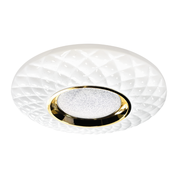 Plafoniera Plafon TOKYO GOLD 24W 400mm + Pilot ML7908 Milagro z pilotem do salonu sypialni korytarza jadalni oprawa lampa sufitowa nowoczesna oświetleniowa biało złoty złota barwa zmienna zimna neutralna biała dzienna ciepła Inspiracje Premium