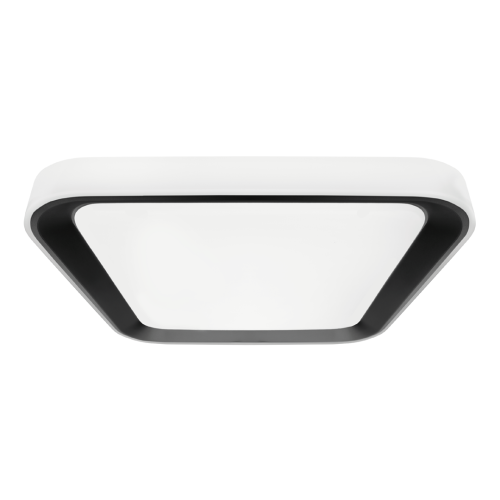 Plafoniera Plafon QUADRO BLACK 38W ML7929 Milagro z pilotem do salonu sypialni korytarza jadalni oprawa lampa sufitowa nowoczesna oświetleniowa czarny czarna barwa zmienna zimna neutralna biała dzienna ciepła Inspiracje Premium