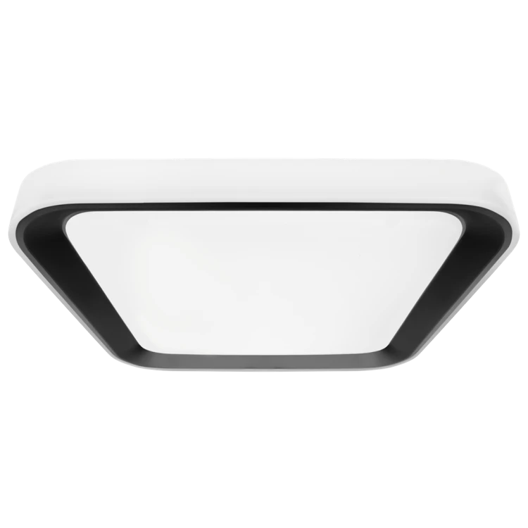 Plafoniera Plafon QUADRO BLACK 38W ML7929 Milagro z pilotem do salonu sypialni korytarza jadalni oprawa lampa sufitowa nowoczesna oświetleniowa czarny czarna barwa zmienna zimna neutralna biała dzienna ciepła Inspiracje Premium
