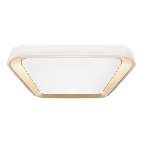 Plafoniera Plafon QUADRO GOLD 66W ML7933 Milagro z pilotem do salonu sypialni korytarza jadalni oprawa lampa sufitowa nowoczesna oświetleniowa złoty złota barwa zmienna zimna neutralna biała dzienna ciepła Inspiracje Premium