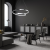 Lampa sufitowa wisząca okrąg koło Industrialna Loft LUCERO CHROME 48W LED ML7949 Milagro 4000K 50cm nowoczesna oprawa oświetleniowa okrągła metal żyrandol chrom zwis Inspiracje Premium