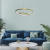 Lampa sufitowa wisząca okrąg koło Industrialna Loft LUCERO GOLD 48W LED ML7950 Milagro 4000K 50cm nowoczesna oprawa oświetleniowa okrągła metal żyrandol złoty złota zwis Inspiracje Premium