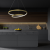 Lampa sufitowa wisząca okrąg koło Industrialna Loft LUCERO GOLD 48W LED ML7950 Milagro 4000K 50cm nowoczesna oprawa oświetleniowa okrągła metal żyrandol złoty złota zwis Inspiracje Premium