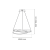 Lampa sufitowa wisząca okrąg koło Industrialna Loft LUCERO GOLD 48W LED ML7950 Milagro 4000K 50cm nowoczesna oprawa oświetleniowa okrągła metal żyrandol złoty złota zwis Inspiracje Premium