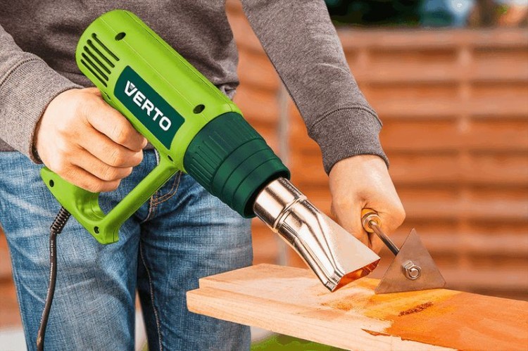 Opalarka 2000W + walizka zakres temperatur: I: 350ºC, II: 550ºC 51G519 Verto