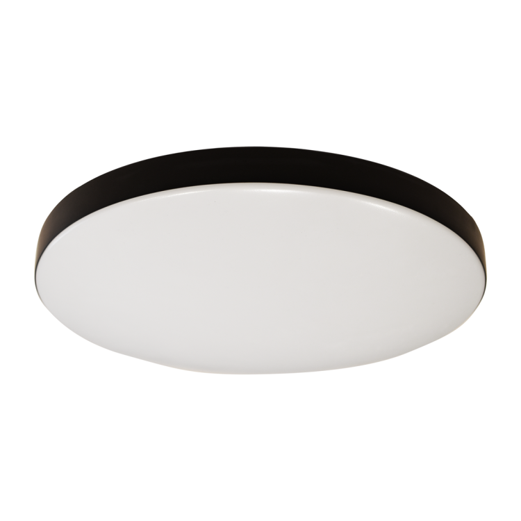Plafoniera Plafon Łazienkowy z czujnikiem ruchu MAYA BLACK 13W PIR 330mm ML7970 Milagro 33cm do łazienki sypialni korytarza jadalni oprawa lampa sufitowa barwa neutralna biała czarny czarna Inspiracje Premium