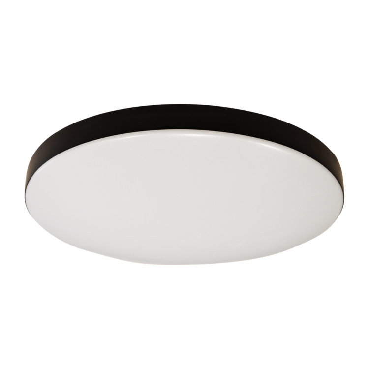 Plafoniera Plafon Łazienkowy z czujnikiem ruchu MAYA BLACK 13W PIR 330mm ML7970 Milagro 33cm do łazienki sypialni korytarza jadalni oprawa lampa sufitowa barwa neutralna biała czarny czarna Inspiracje Premium